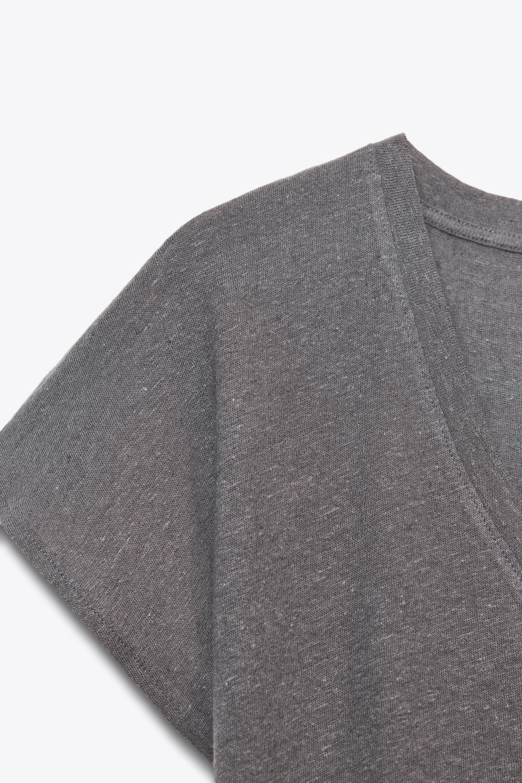 T-SHIRT AVEC COTON - LIN