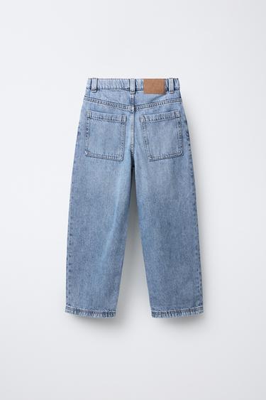 RELAXED BAGGY JEANS - Light blue by Zara - Image 1