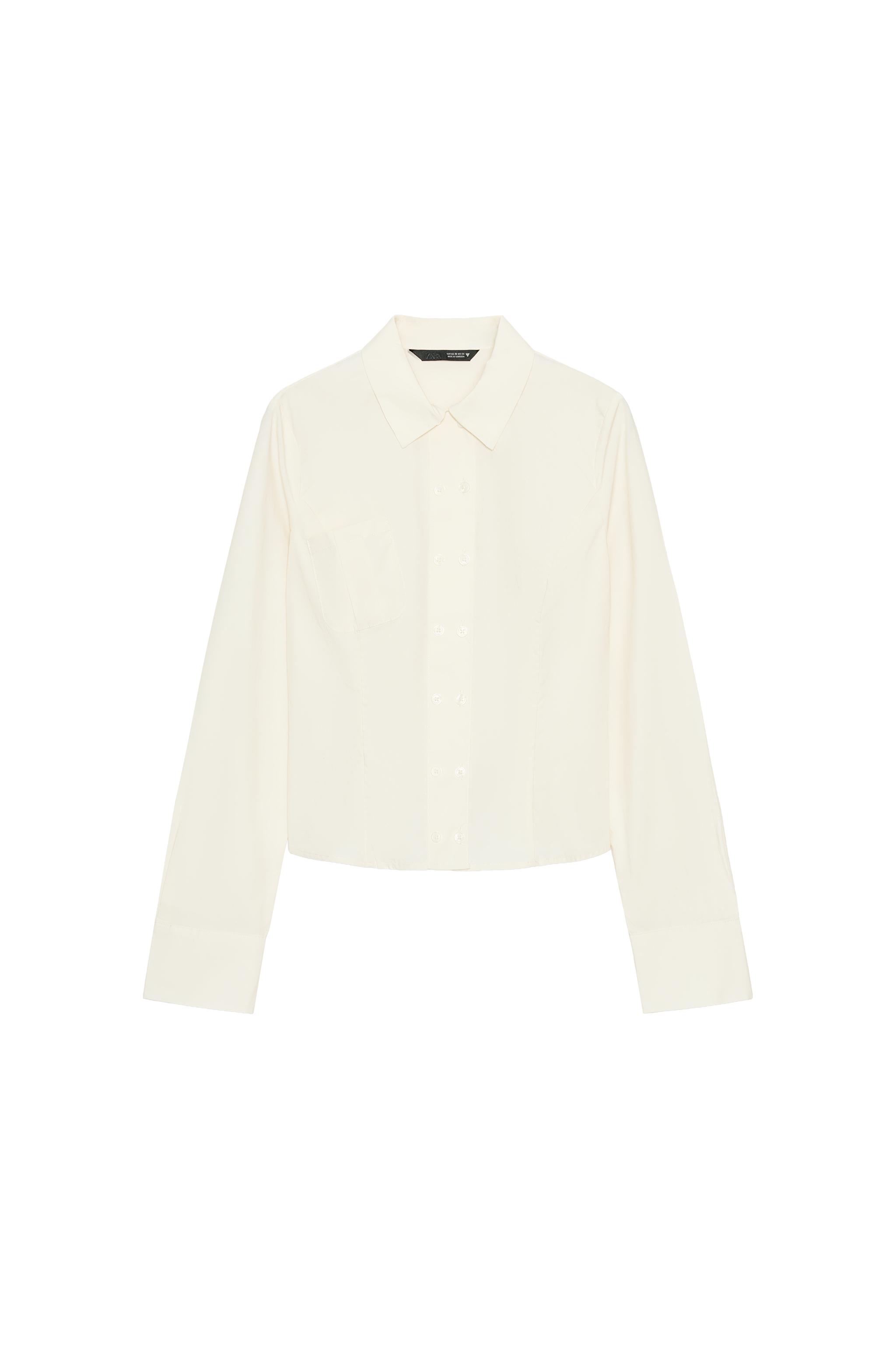 DAR KESİM POPLİN GÖMLEK