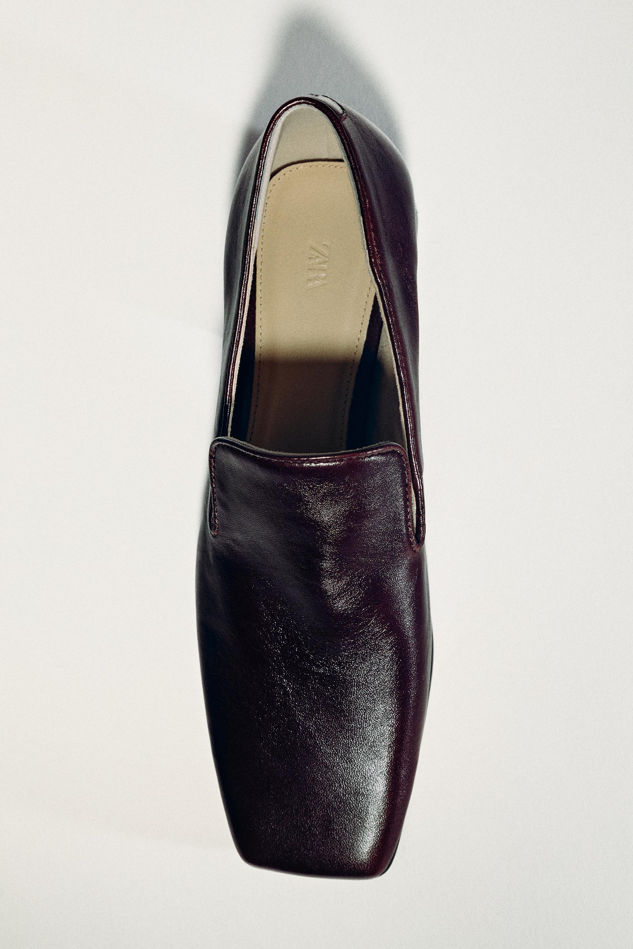 LIMITED EDITION LEATHER HEELED LOAFERS