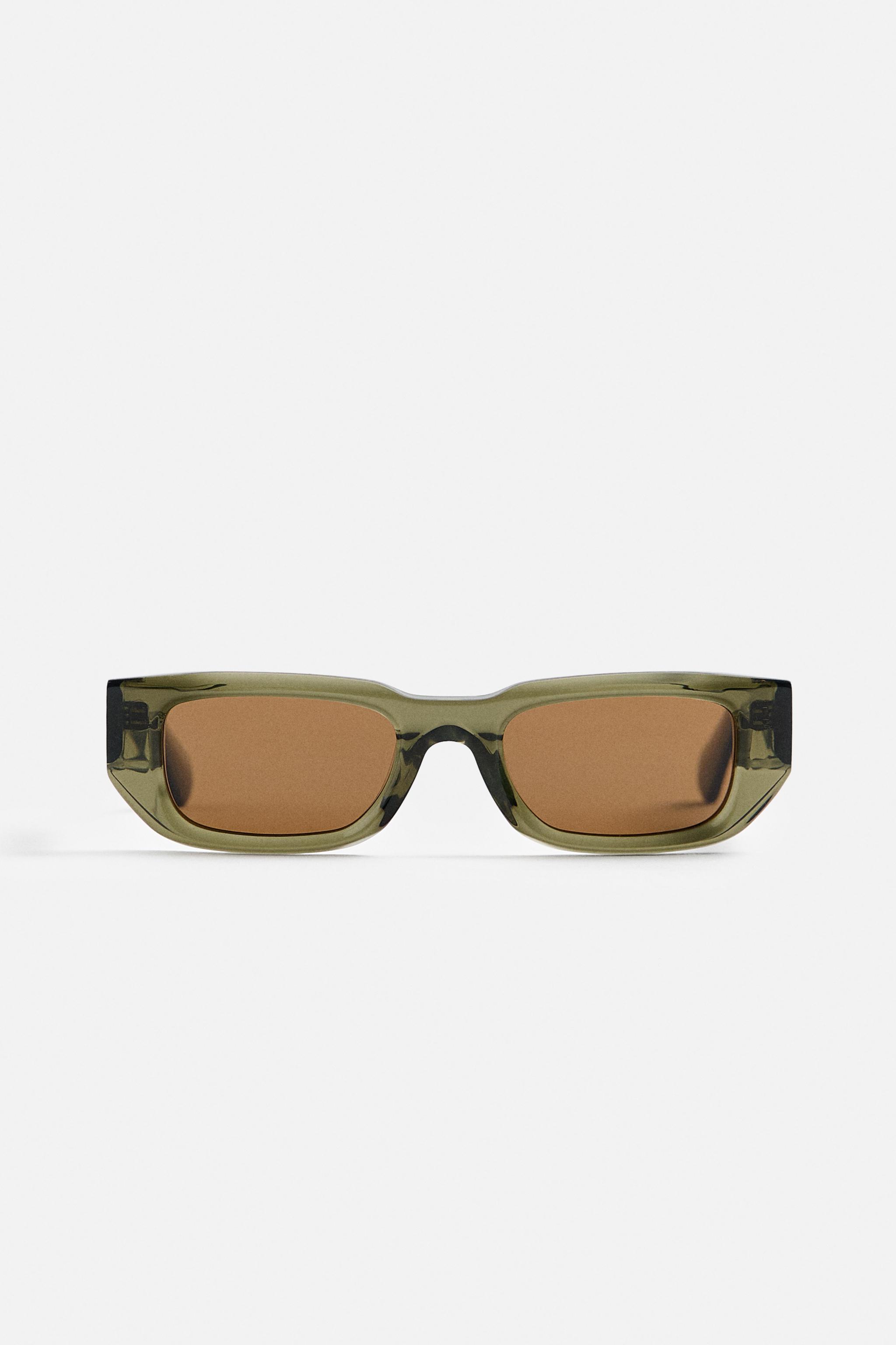 GAFAS DE SOL CUADRADAS Verde ZARA Espana