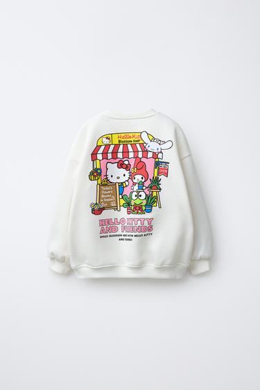 MARKET HELLO KITTY AND FRIENDS © SANRIO SWEATSHIRT - White by Zara