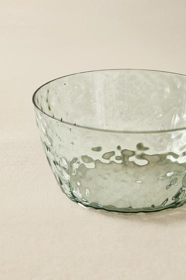 TEXTURED ACRYLIC BOWL - Green / Blue by Zara