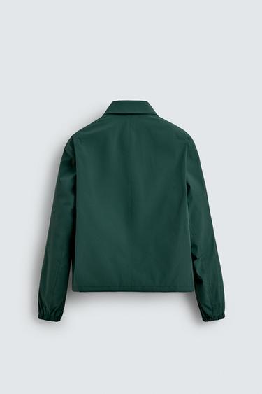 BLOUSON TECHNIQUE ZIPPÉ - Vert de Zara - Image 8