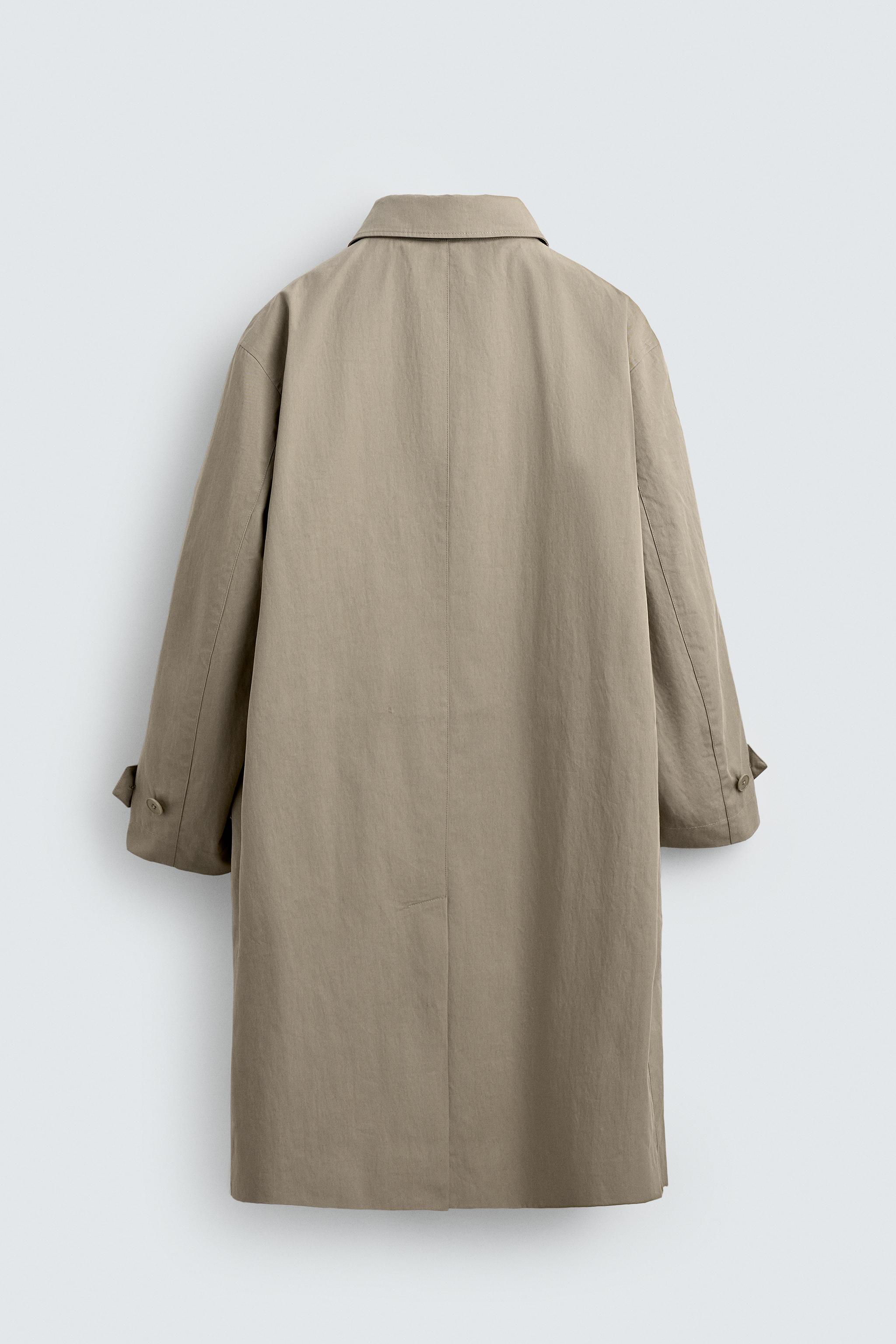 ZARA 撥水加工トレンチコート 撥水加工トレンチコート - ライトベージュ | ZARA Japan / 日本