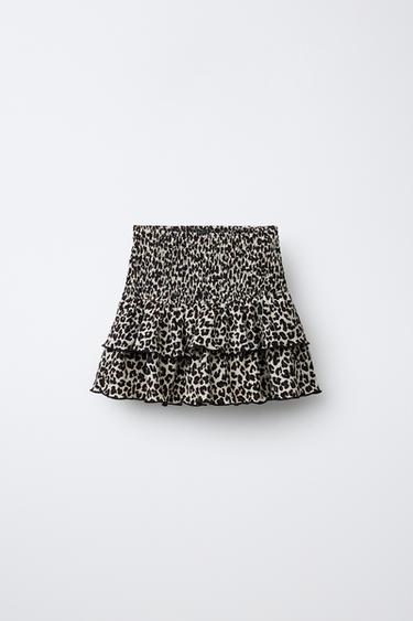 JUPE-SHORT ANIMAL PRINT - Leopard de Zara - Image 0
