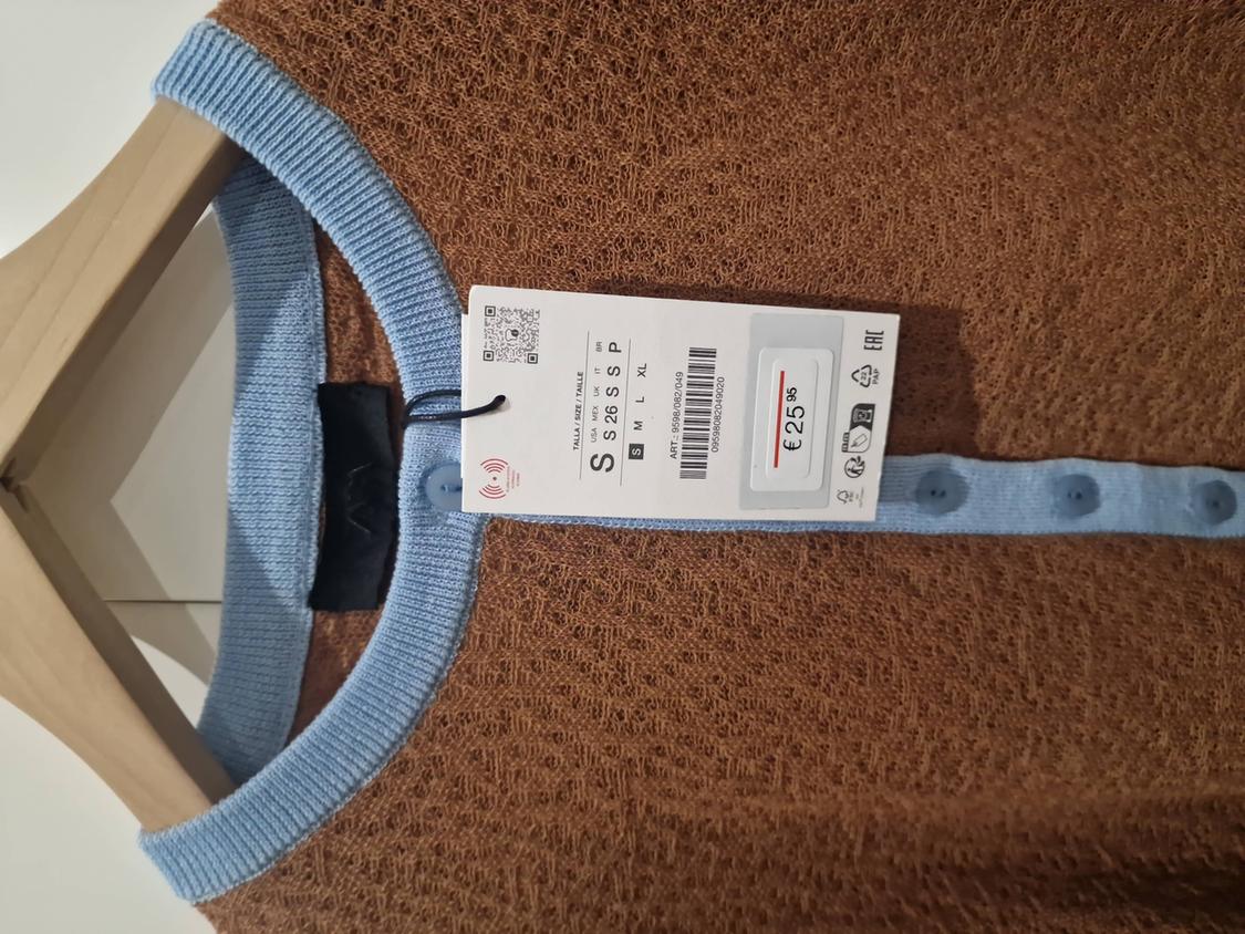 COLOUR BLOCK CARDIGAN - Image 2