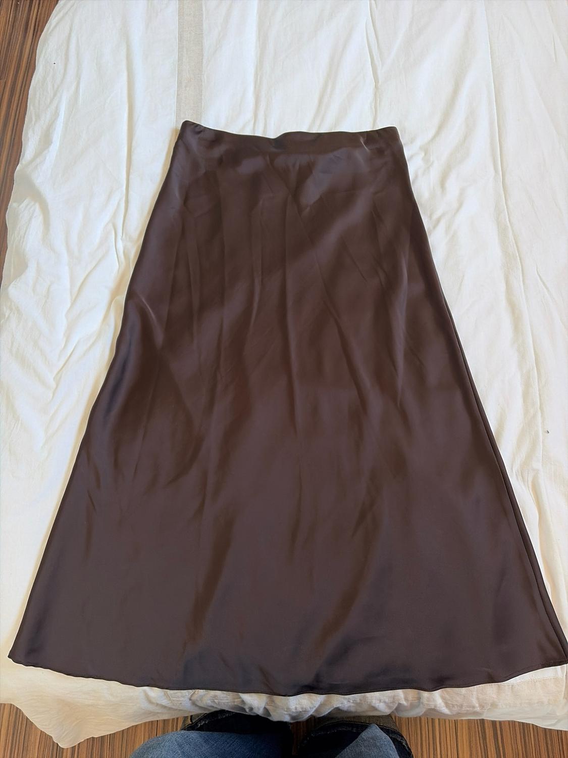 SATIN MIDI SKIRT - Image 2