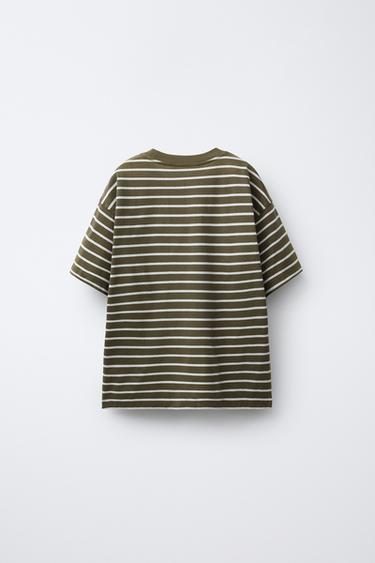 3-PACK OF STRIPED AND PLAIN T-SHIRTS - Lime by Zara - Image 2