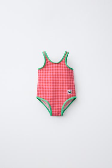 2-6 AÑOS/ BAÑADOR CUADROS CASA LAWA X ZARA KIDS - Rosa de Zara