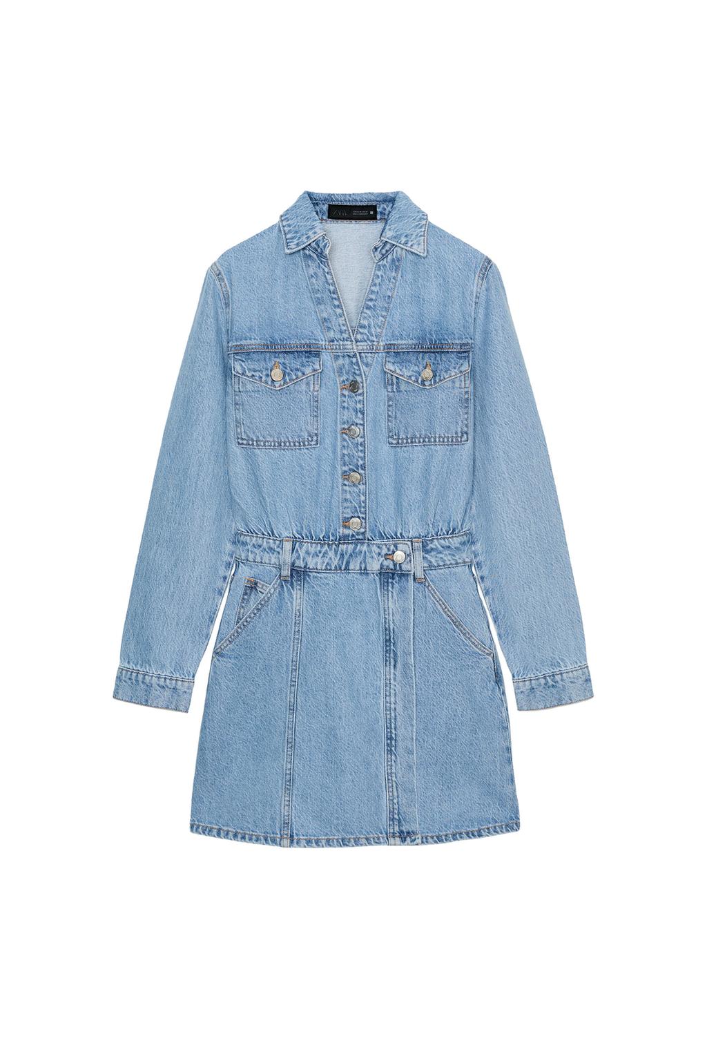 Z1975 SHORT DENIM DRESS - image 3