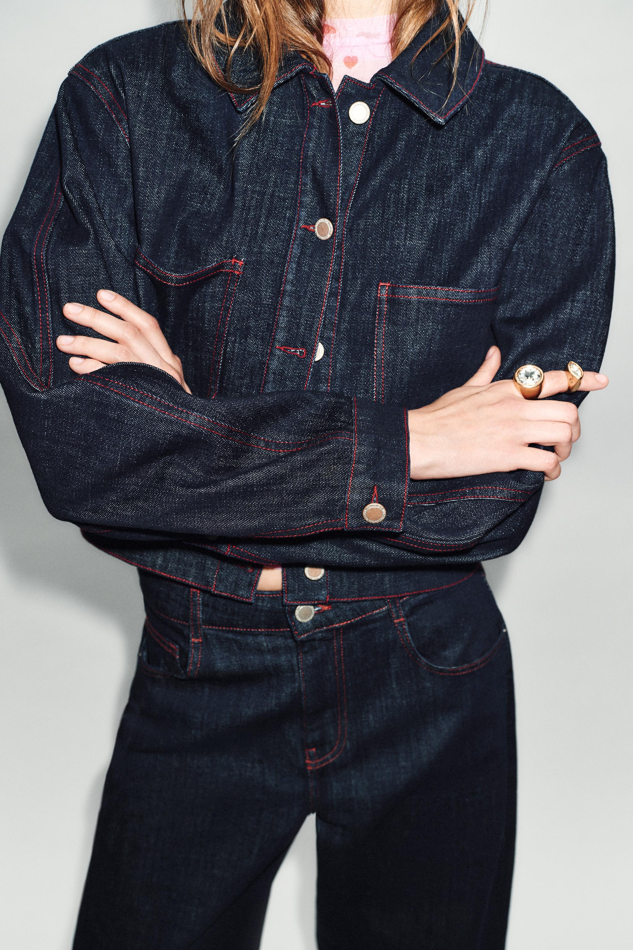 Z1975 肩パッド入りジャケット - ブルー | ZARA Japan / 日本