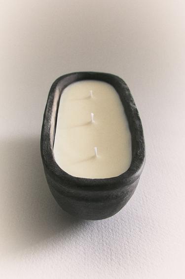 (600 G) BOUGIE PARFUMÉE LEATHER AMBER - Noir de Zara - Image 5