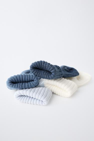 LOT DE QUATRE PAIRES DE CHAUSSETTES COLORÉES EN BOÎTE - Bleu moyen de Zara - Image 2