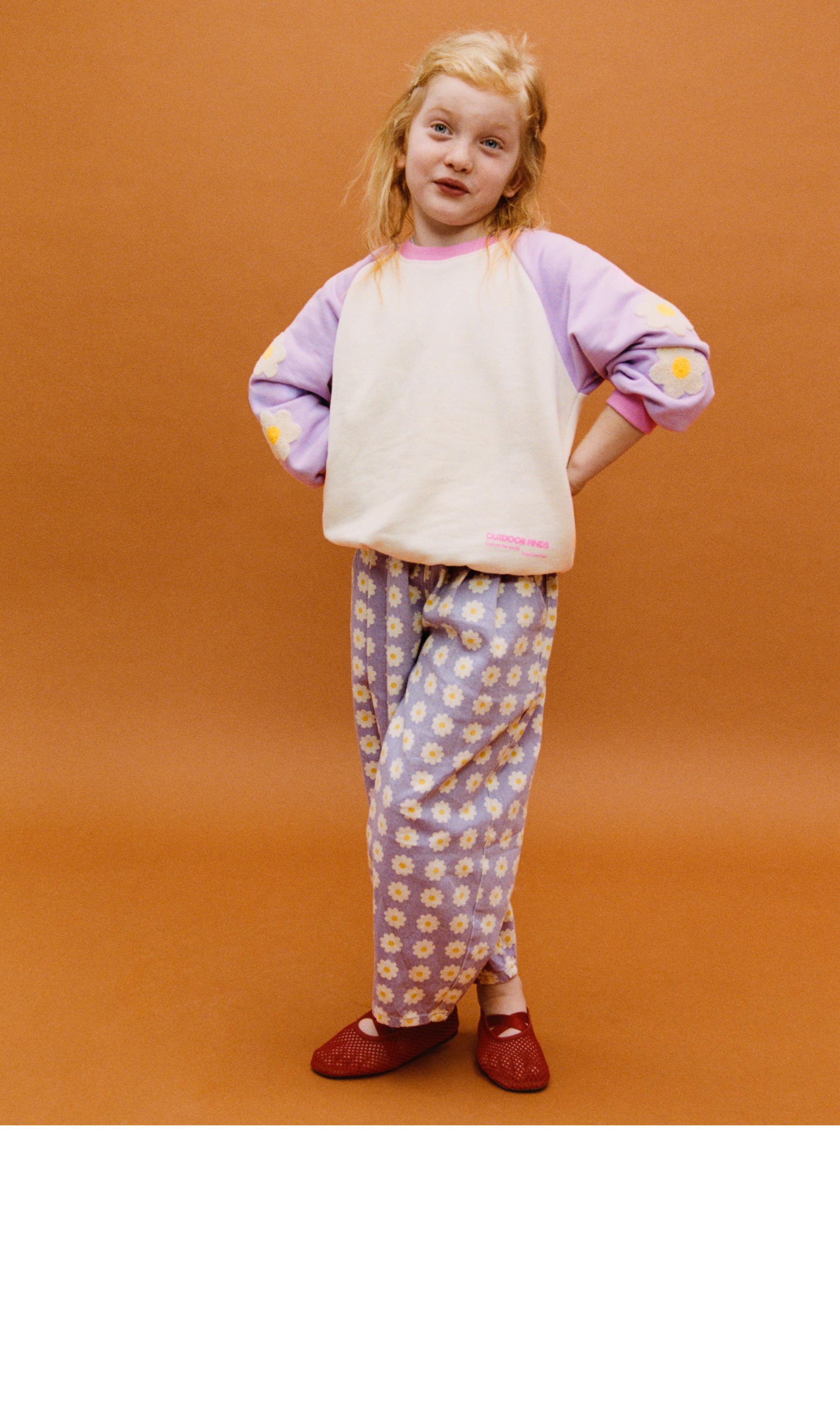 Pantalon Zara Fille 9 Ans à Carreaux Multicolore - Mélange Polyester