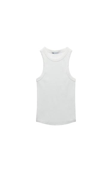 RIBBED FADED TOP