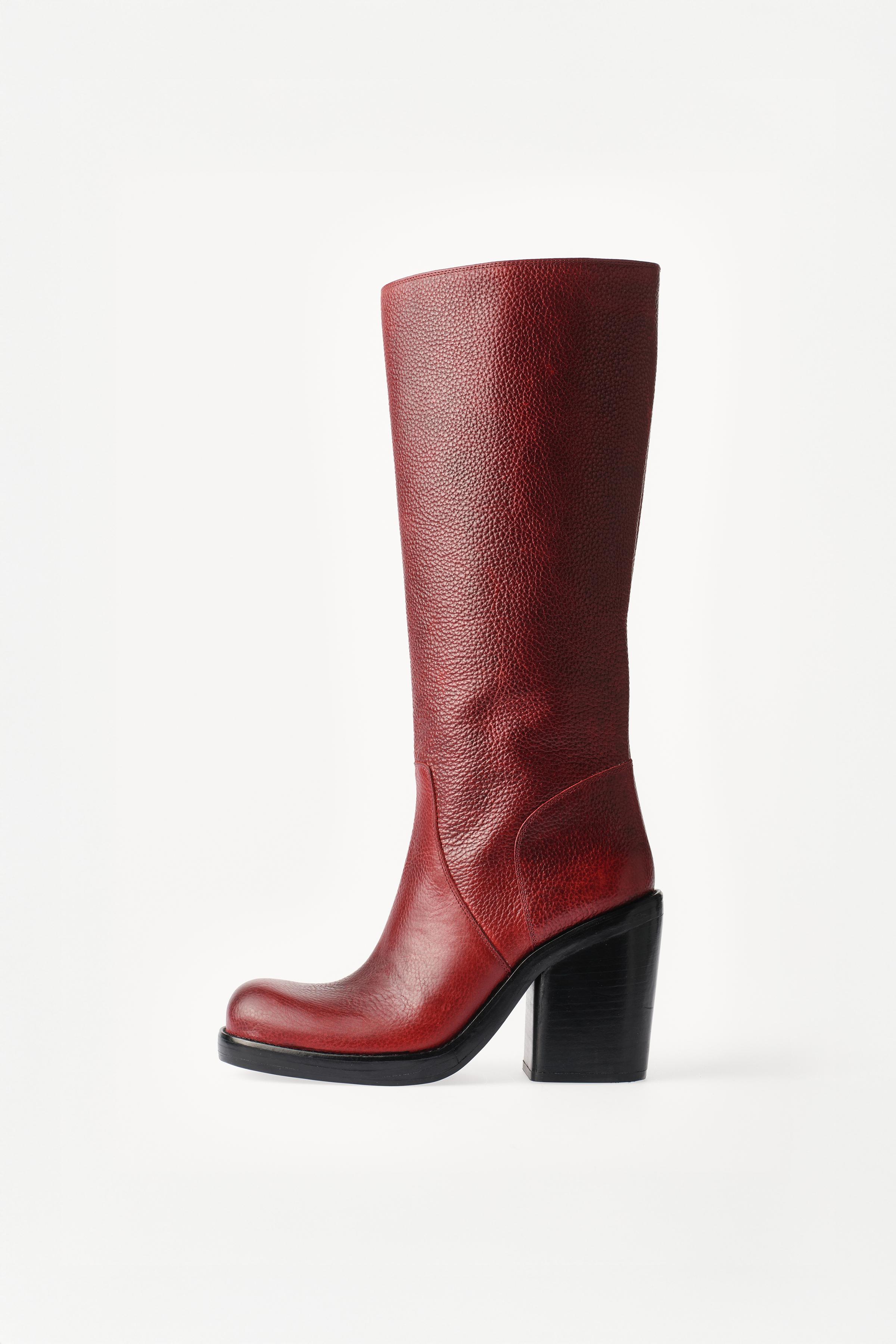 LEATHER HIGH BOOTS WILLY CHAVARRIA X ZARA