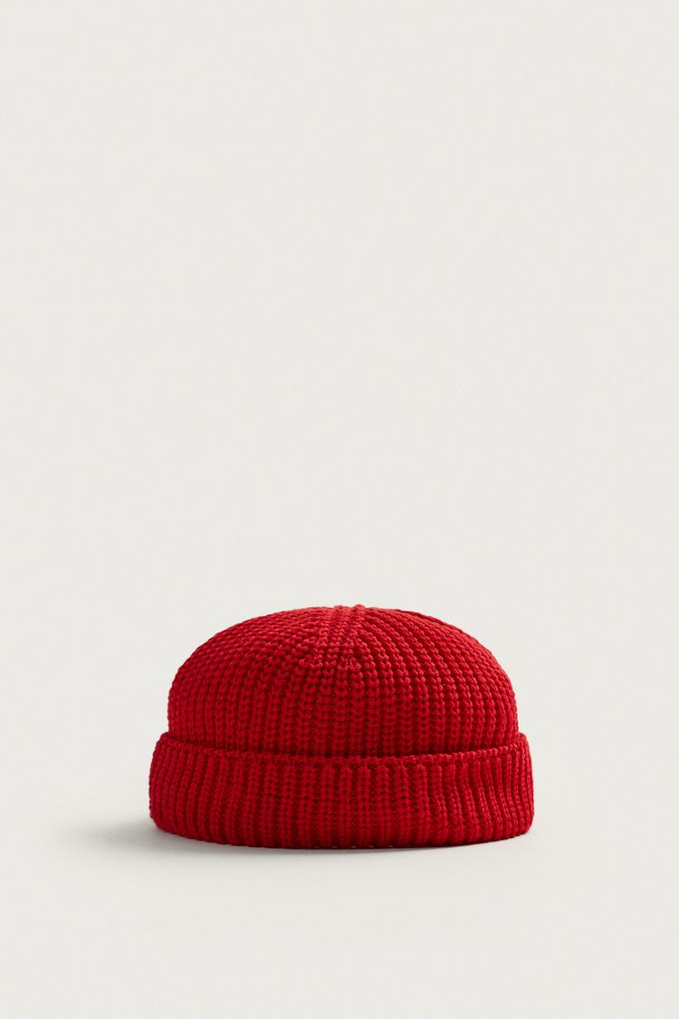 GORRO CORTO PUNTO MEZCLA ALGODÓN