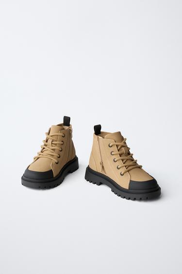 TRACK SOLE BOOTS - Beige by Zara - Image 2