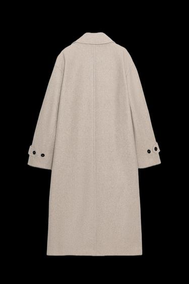 SOFT OVERSIZE COAT - Beige by Zara
