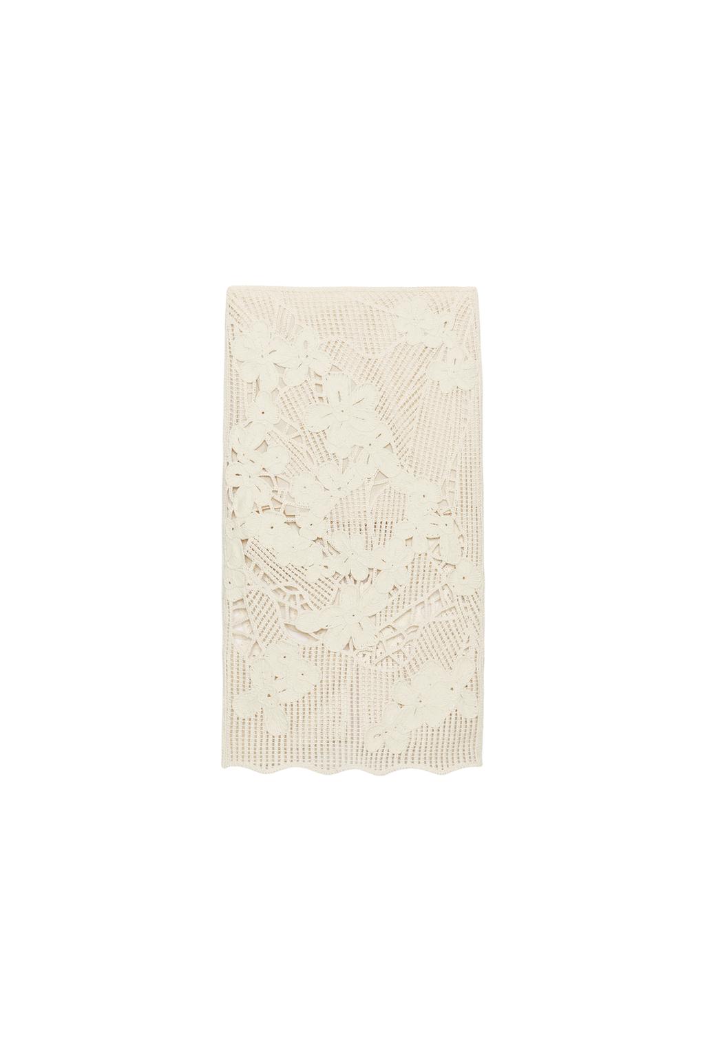 ZW COLLECTION CROCHET MIDI SKIRT