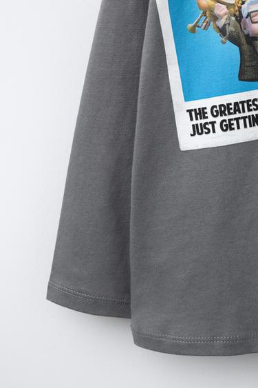 T-SHIRT À IMPRIMÉ PHOTOGRAPHIQUE UP © DISNEY - Gris de Zara - Image 3