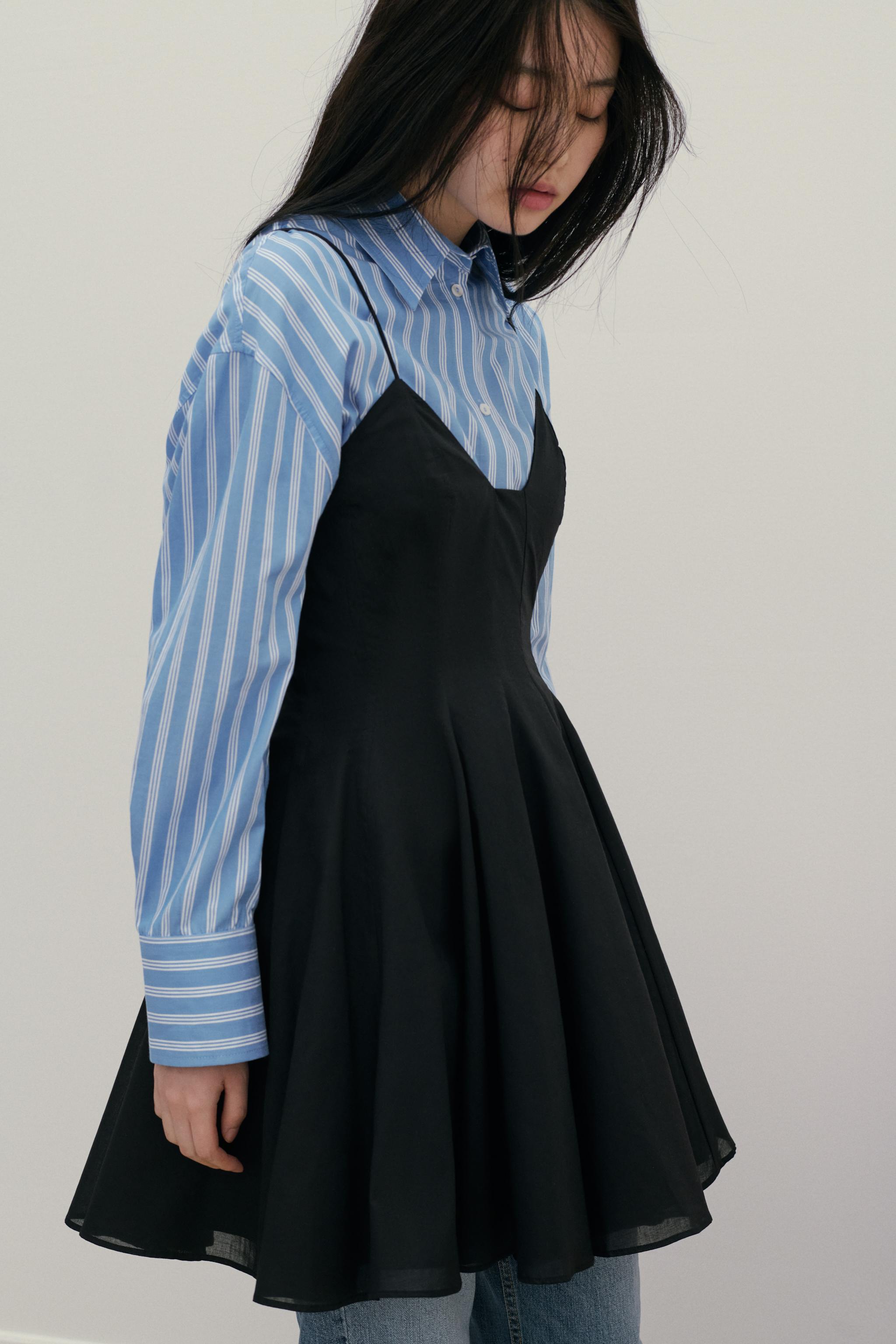 ZARA♡コンビポプリンショートワンピース(XS) ZARA コンビポプリンショートワンピース - メルカリ