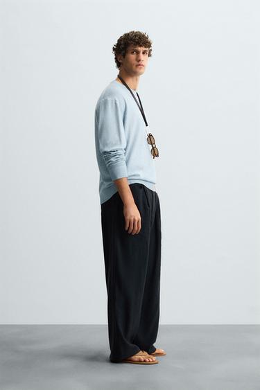 WASHED-EFFECT SWEATER - Bluish by Zara - Image 3