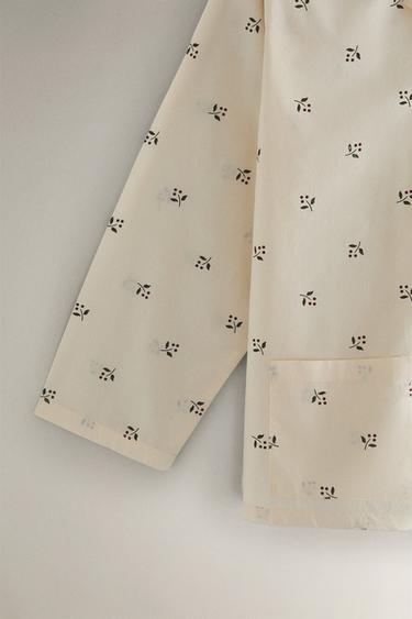 CHEMISE FEUILLES NOËL - Écru de Zara - Image 1