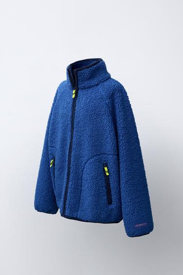 FAUX SHEARLING JACKET - Bluish by Zara