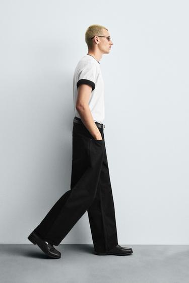 BALLOON FIT JEANS - Black by Zara