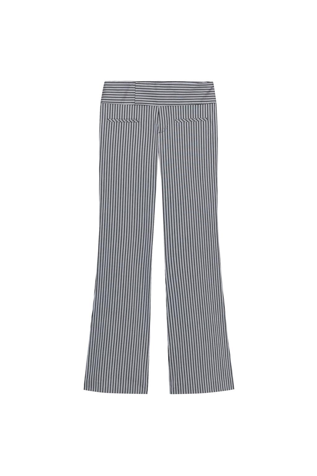 STRIPED FLARE PANTS - image 3