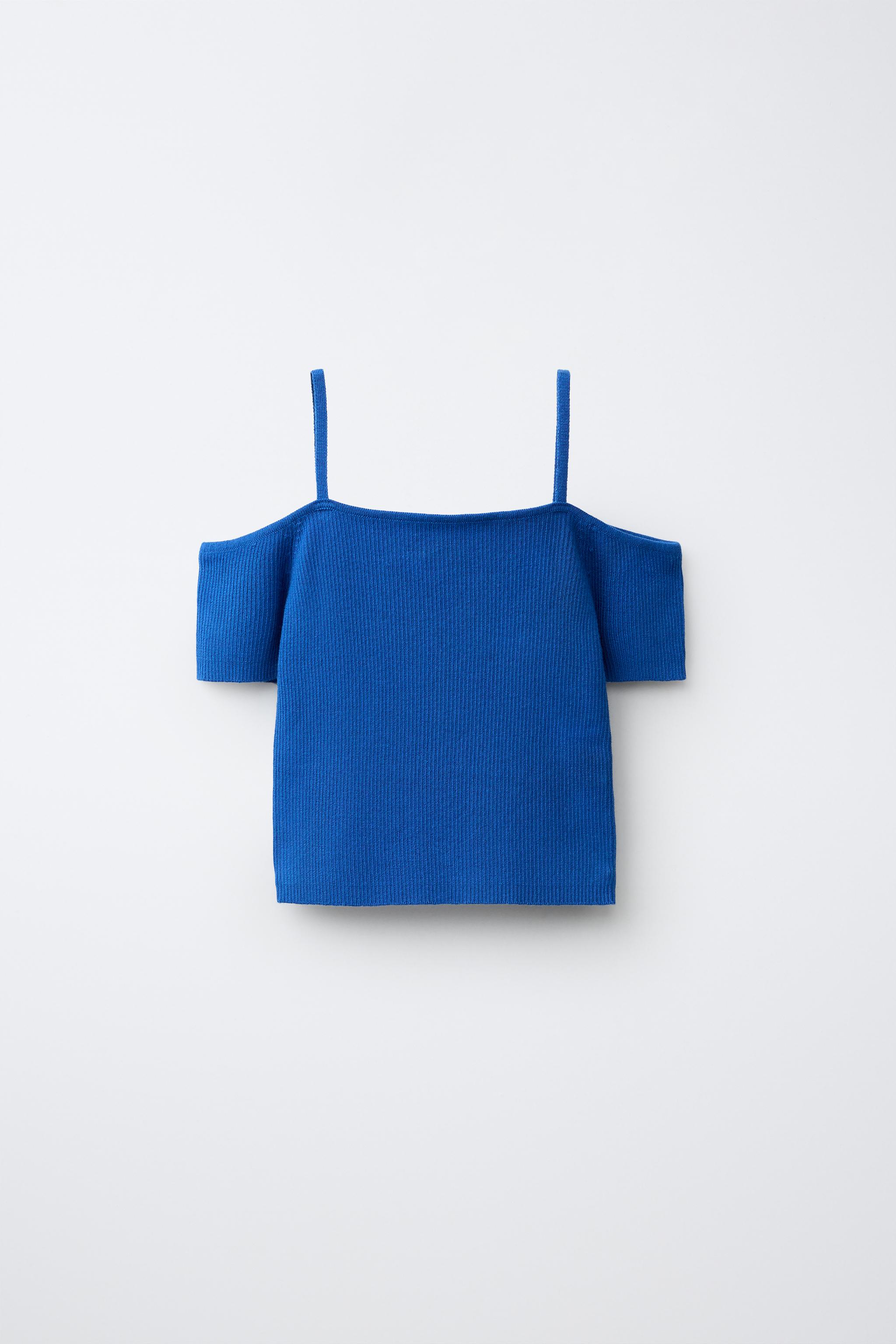 Детские свитеры Zara RIB KNIT STRIPED TOP