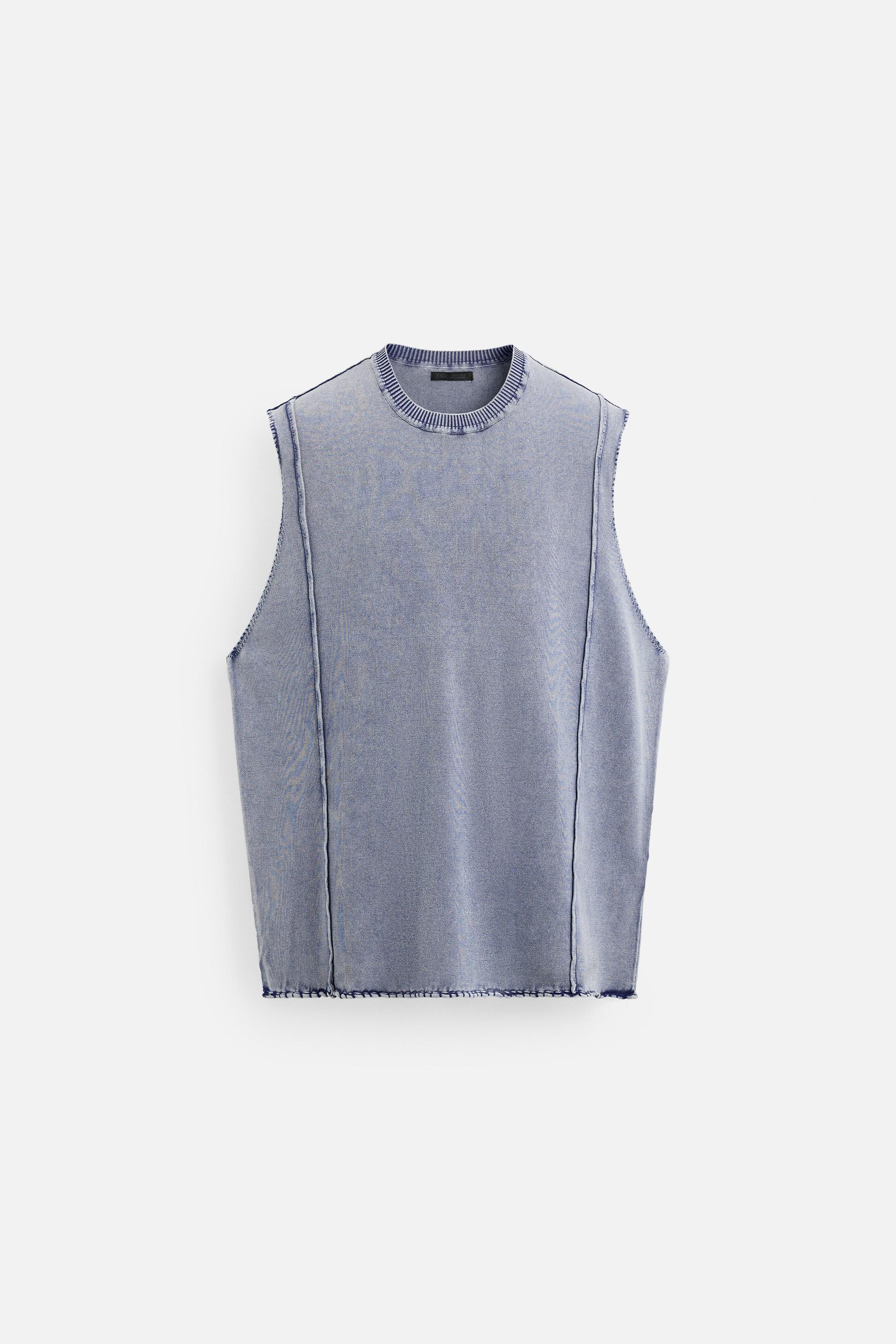 期間限定 数量限定 WASHED States United ZARA | Lilac - TOP TANK KNIT アイドルグッズ