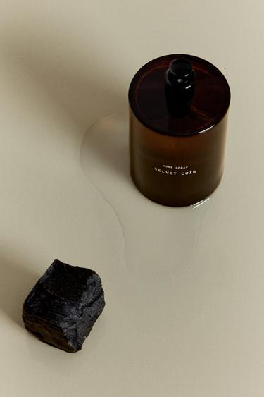 (100 ML) VELVET CUIR AIR FRESHENER SPRAY - Brown by Zara - Image 4