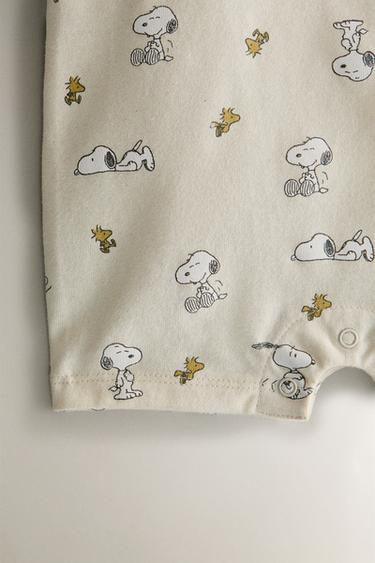 GRENOUILLÈRE COURTE ENFANT PEANUTS™ - Beige clair de Zara - Image 3