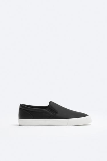 EMBOSSED TRAINERS - Black by Zara