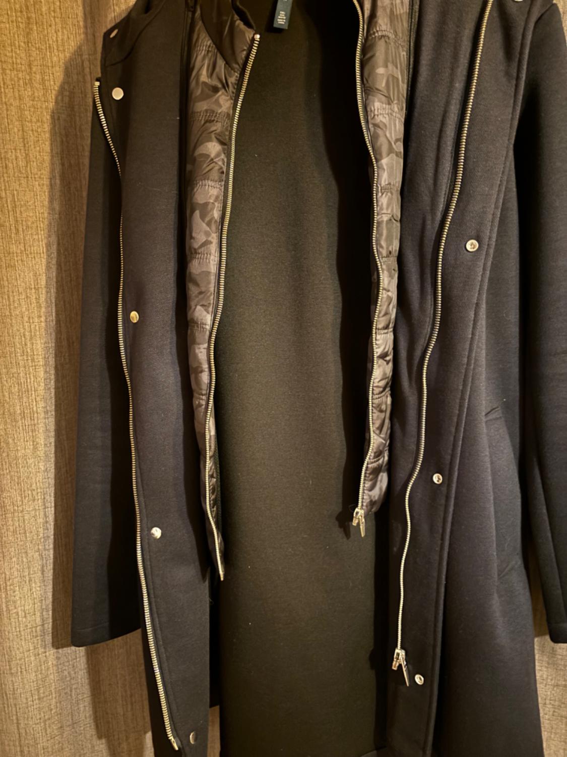 NAVY BLUE COAT WITH REMOVABLE INTERIOR - Image 7