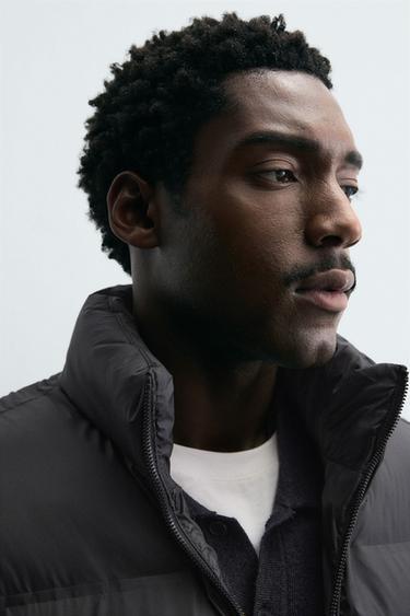 GILET MATELASSÉ DÉPERLANT - Noir de Zara - Image 5