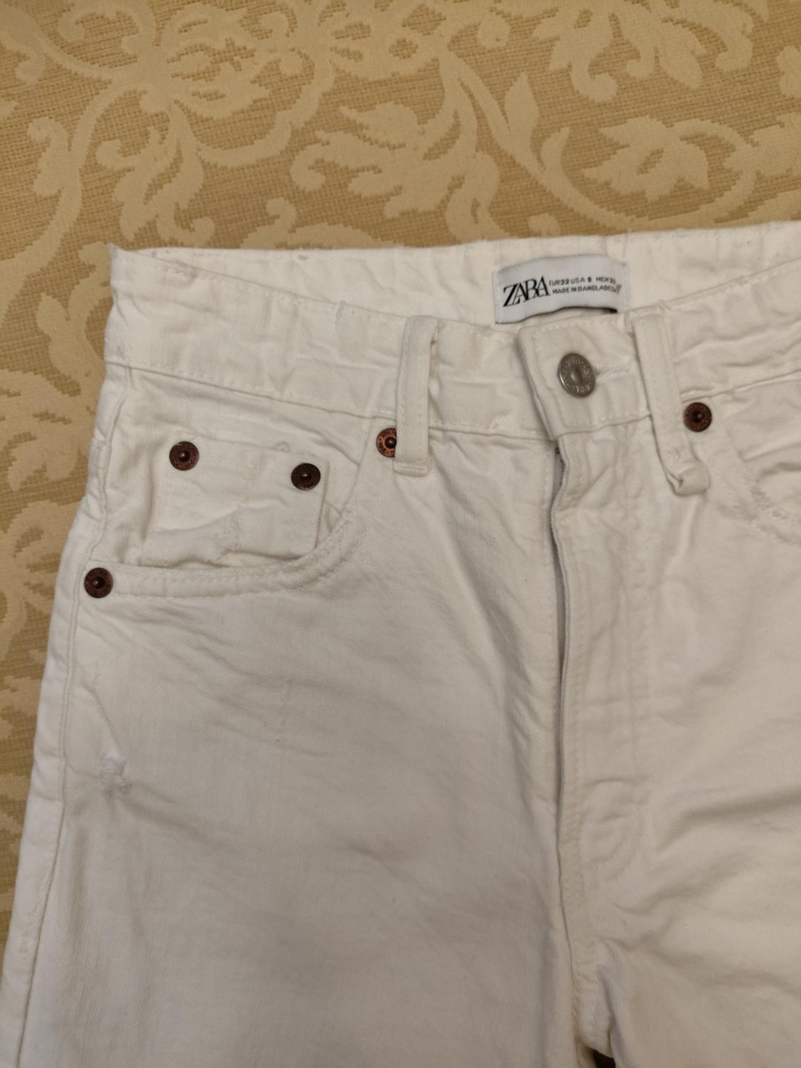 LOOSE FIT DENIM TRF BERMUDA SHORTS - Image 3