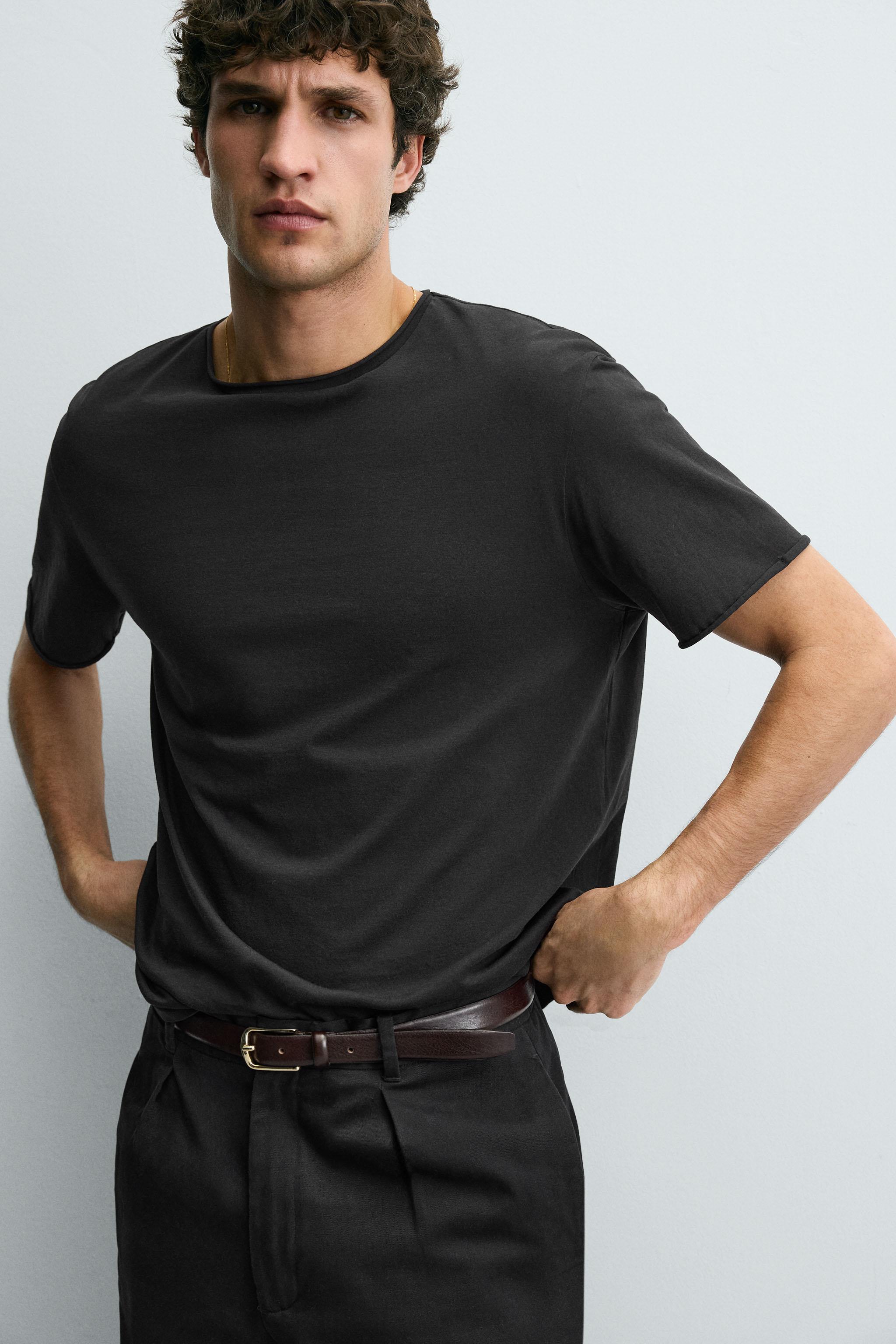 BASIC IRREGULAR FINISH T-SHIRT
