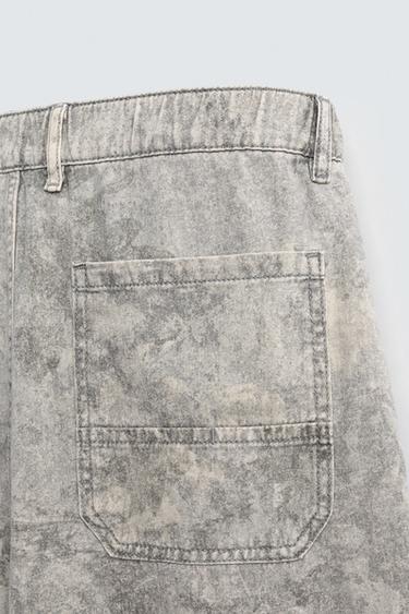 ABSTRACT PRINT RELAXED FIT TROUSERS - Printed by Zara - Image 8