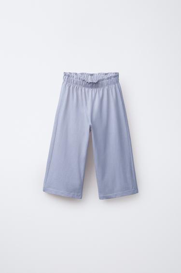 PANTALÓN CULOTTE FELPA - Lavanda de Zara
