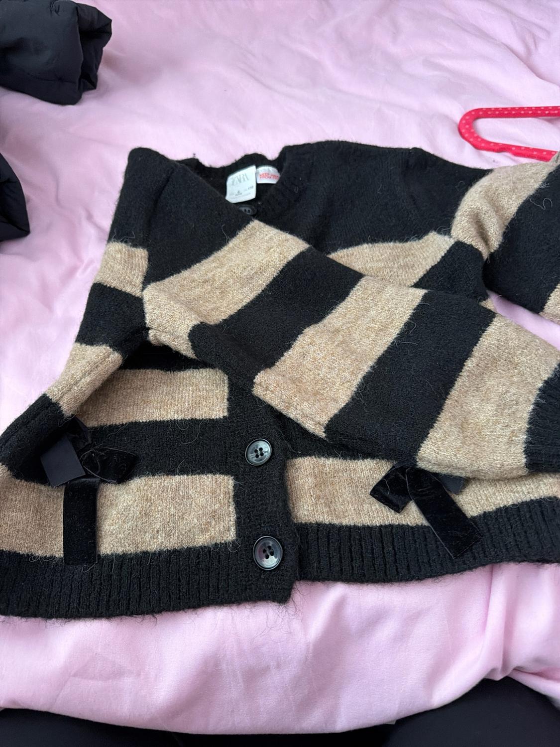 STRIPED KNIT CARDIGAN - Image 3