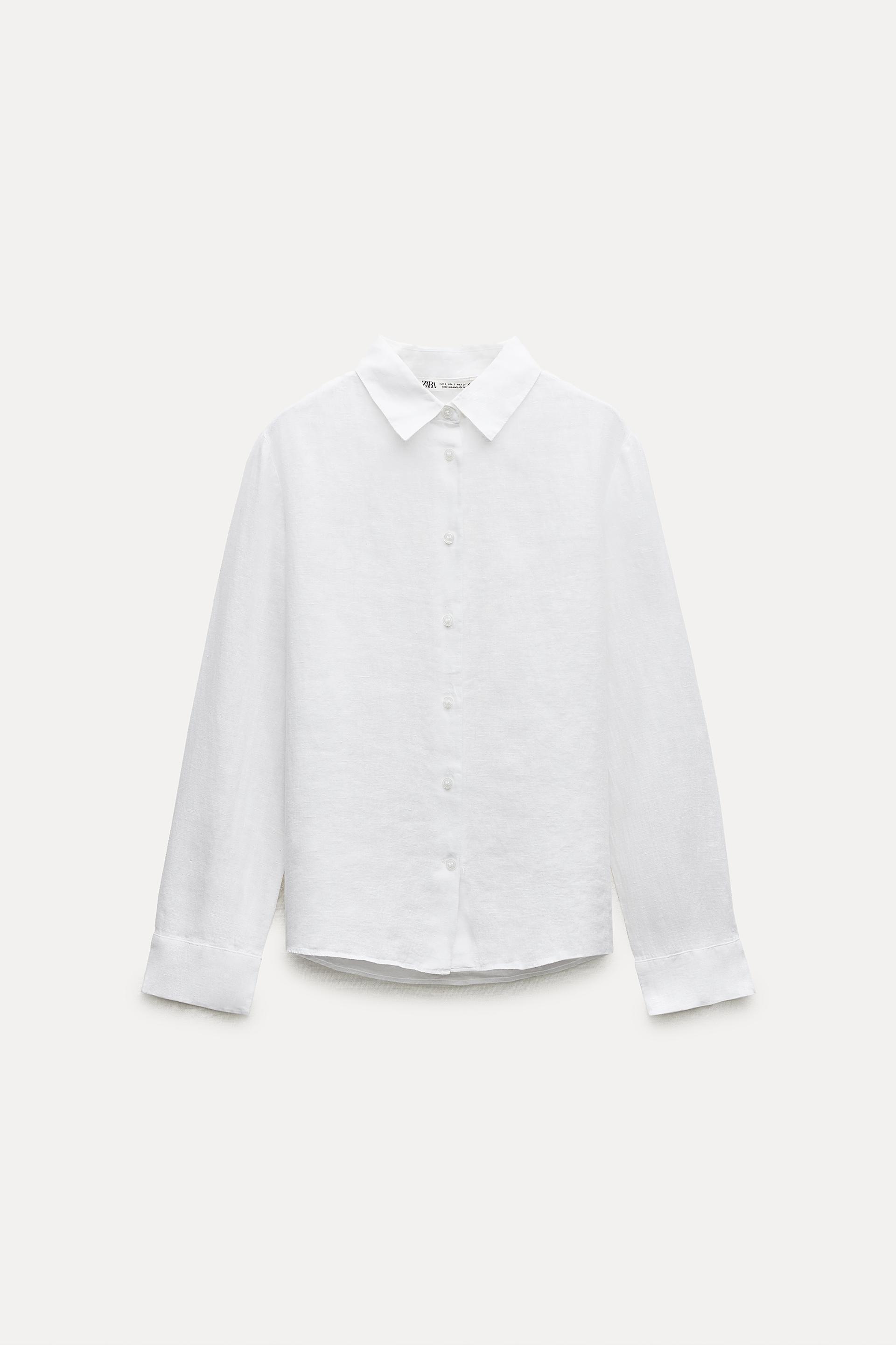 ZW COLLECTION 100% LINEN SHIRT