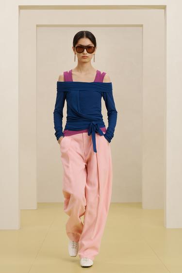 CROSSOVER JUMPER - Electric blue by Zara