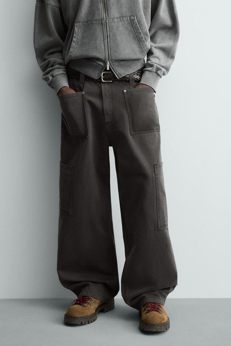 ZARA MULTI-POCKET TROUSERS