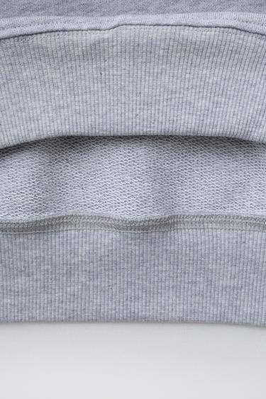 SWEAT IMPRIMÉ TEAM SIX SEVEN - Gris chiné de Zara - Image 3