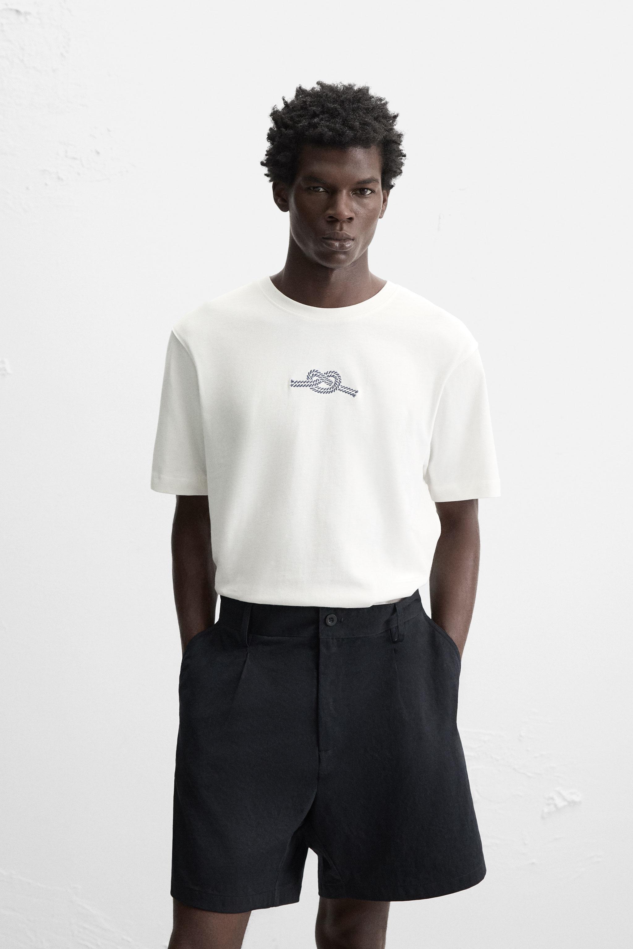 COMBINED EMBROIDERY T-SHIRT