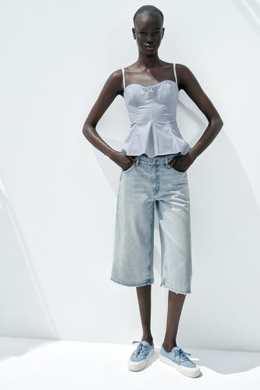 قميص DENIM فاتح - أزرق جينز by Zara - Image 0